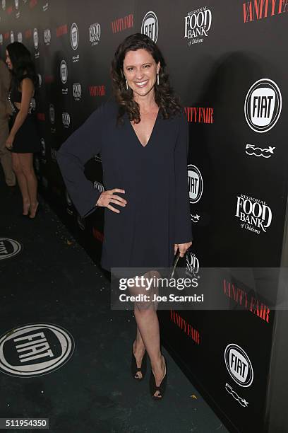 Actress Jennifer Lafleur attends Vanity Fair and FIAT Young Hollywood Celebration at Chateau Marmont on February 23, 2016 in Los Angeles, California.