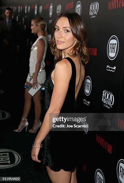 Actress Rainee Lyleson attends Vanity Fair and FIAT Young Hollywood Celebration at Chateau Marmont on February 23, 2016 in Los Angeles, California.