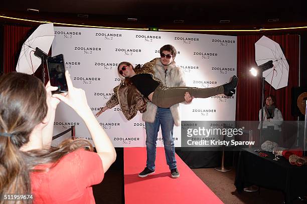 Guests attends the "Zoolander 2" Paris Premiere at Cinema Gaumont Marignan on February 23, 2016 in Paris, France.