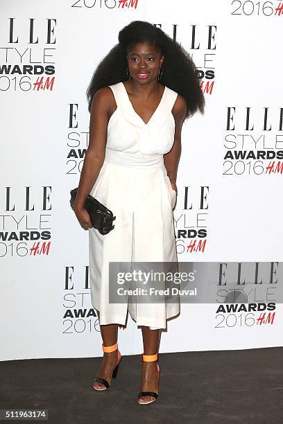 Clara Amfo attends the Elle Style Awards 2016 on February 23, 2016 in London, England.