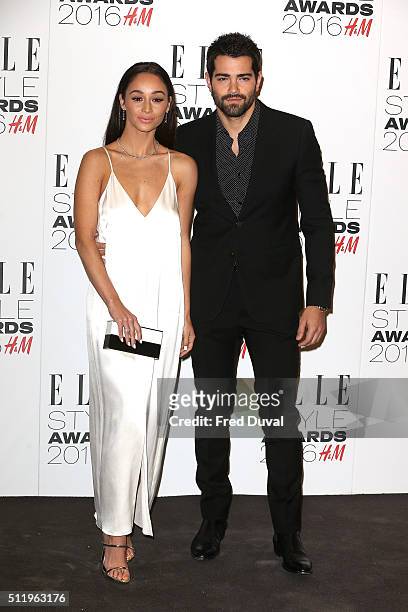 Cara Santana and Jesse Metcalfe attend the Elle Style Awards 2016 on February 23, 2016 in London, England.