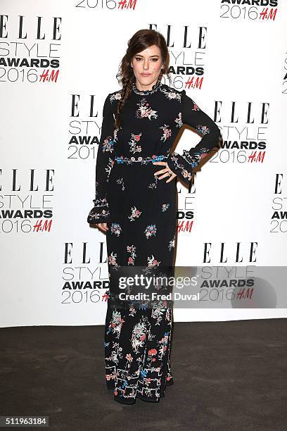 Lisa Eldridge attends the Elle Style Awards 2016 on February 23, 2016 in London, England.