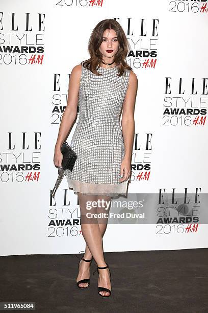 Sai Bennett attends the Elle Style Awards 2016 on February 23, 2016 in London, England.