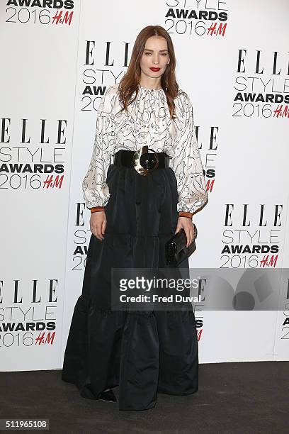 Roksanda Ilincic attends the Elle Style Awards 2016 on February 23, 2016 in London, England.