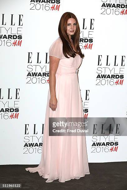 Lana Del Rey attends the Elle Style Awards 2016 on February 23, 2016 in London, England.