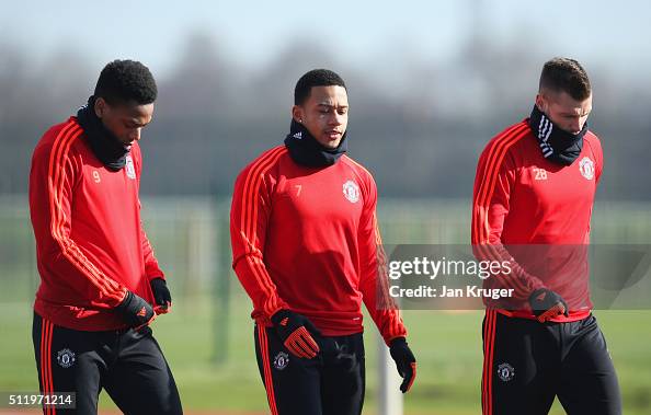 Manchester United Training Session & Press Conference Manchester United Training Session & Press Conference