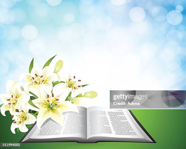 easter lily - easter lily stock illustrations