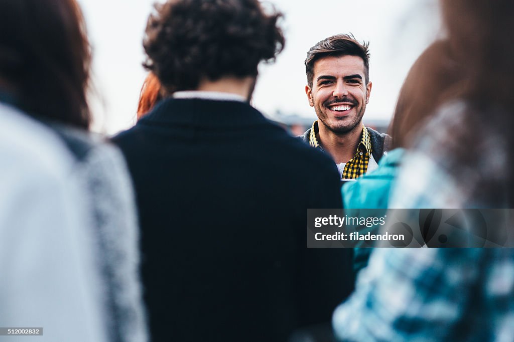 Man In A Crowd