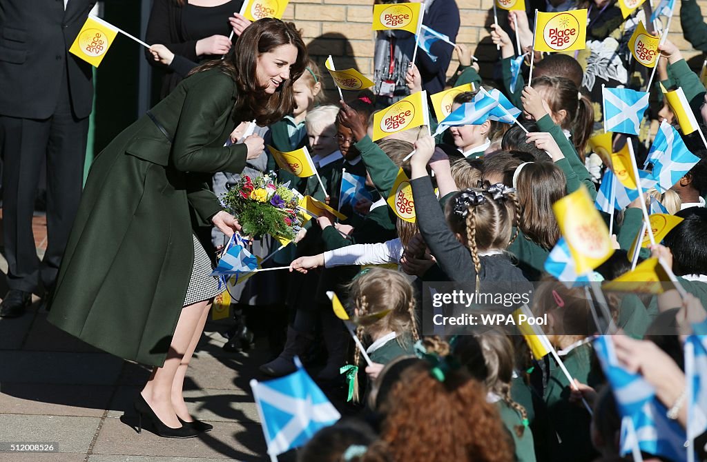The Duchess Of Cambridge Visits Edinburgh