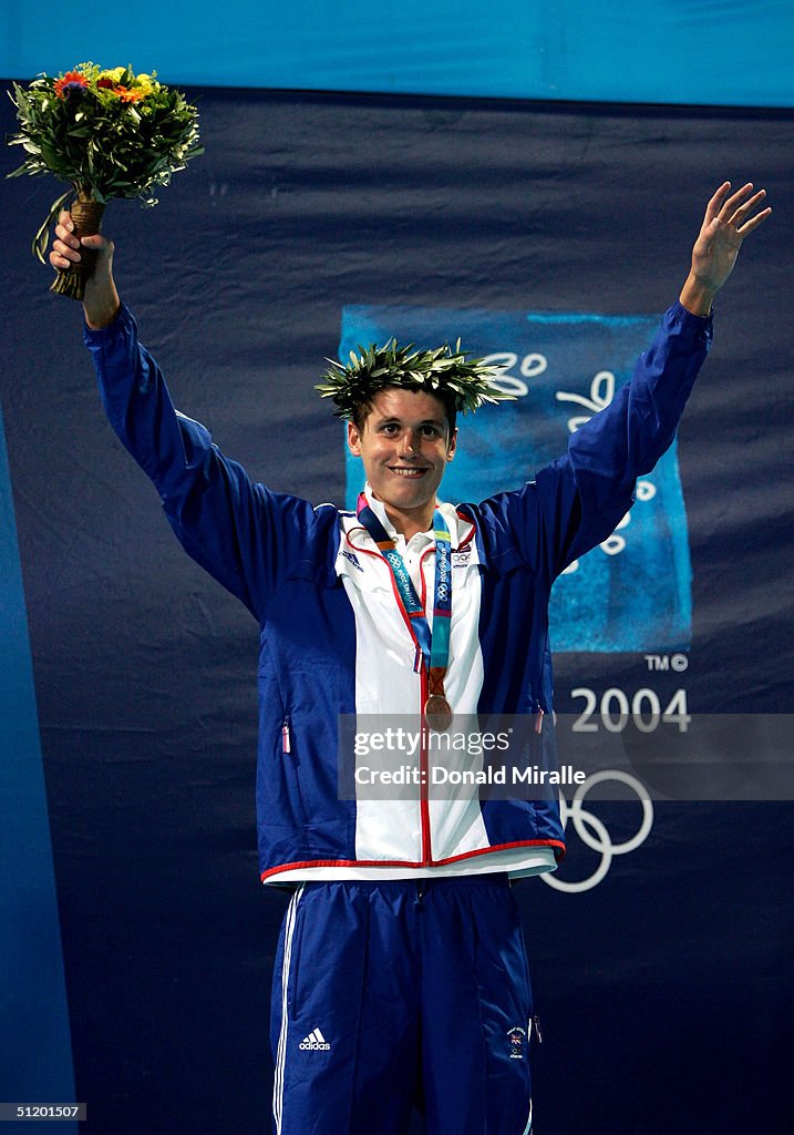 Mens 1500m Free Medal Ceremony