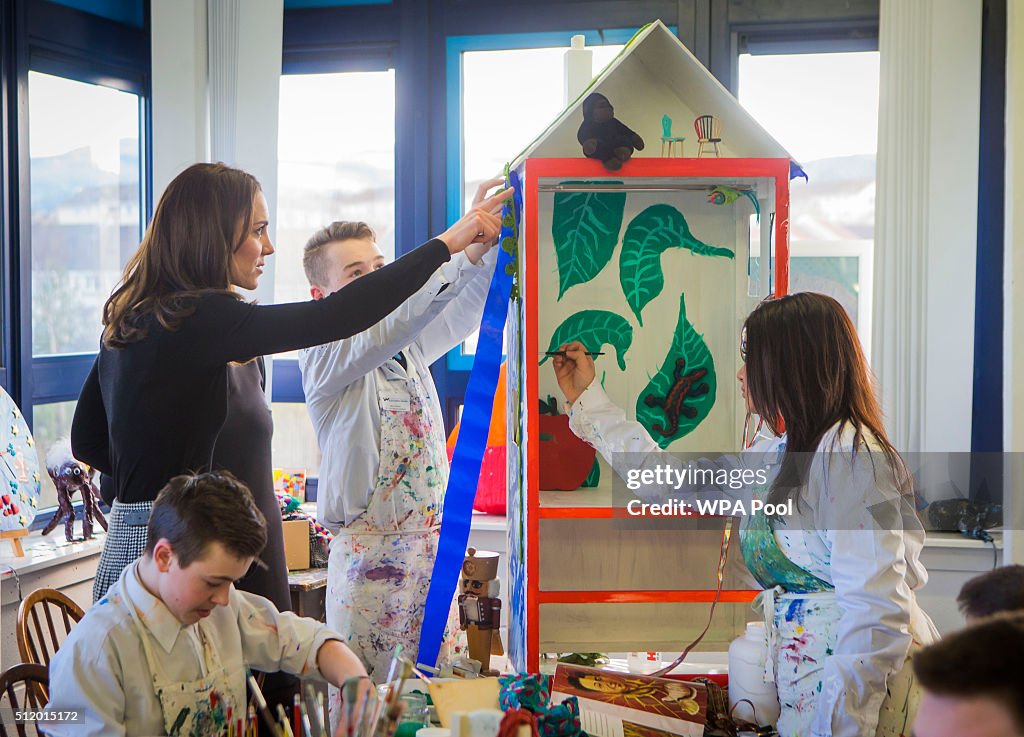 The Duchess Of Cambridge Visits Edinburgh