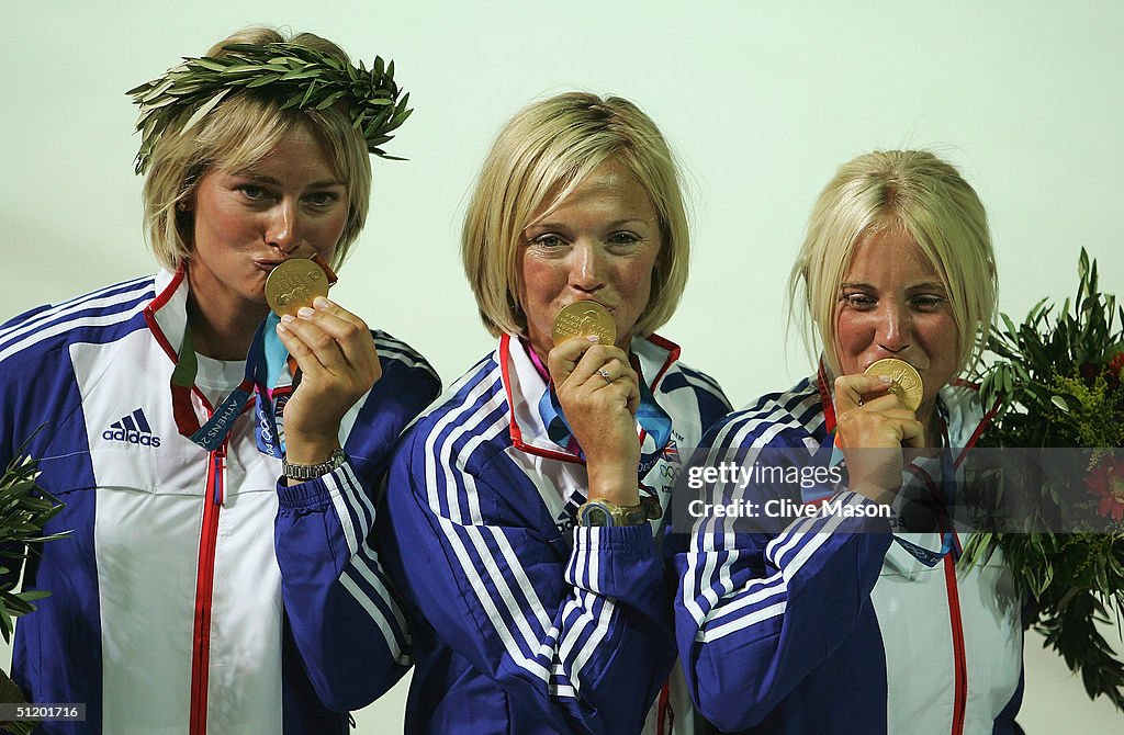 Womens Yngling Medal Ceremony