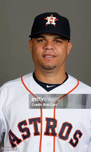 Wandy Rodriguez of the Houston Astros poses on photo day at Osceola County Stadium on February 24, 2016 in Kissimmee, Florida.