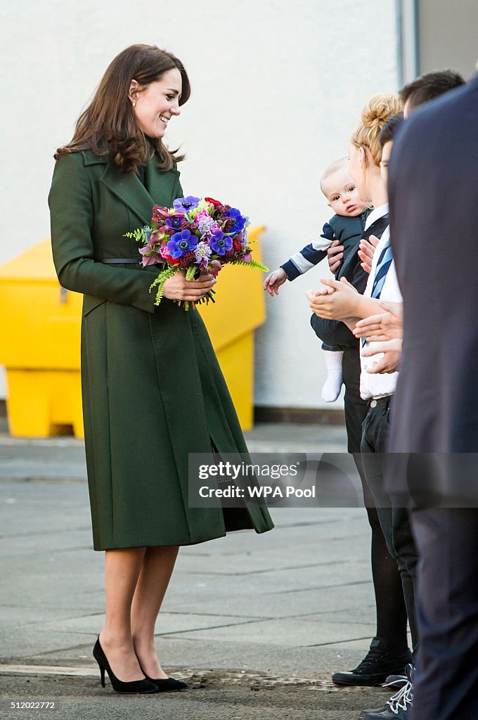 The Duchess Of Cambridge Visits Edinburgh
