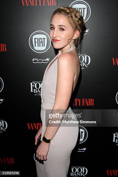 Actress Harley Quinn Smith attends the Vanity Fair And FIAT Toast To 'Young Hollywood' at Chateau Marmont on February 23, 2016 in Los Angeles,...