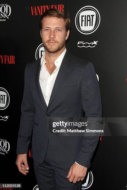 Actor Luke Bracey attends the Vanity Fair And FIAT Toast To 'Young Hollywood' at Chateau Marmont on February 23, 2016 in Los Angeles, California.