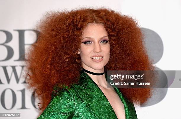 Jess Glynne attends the BRIT Awards 2016 at The O2 Arena on February 24, 2016 in London, England.