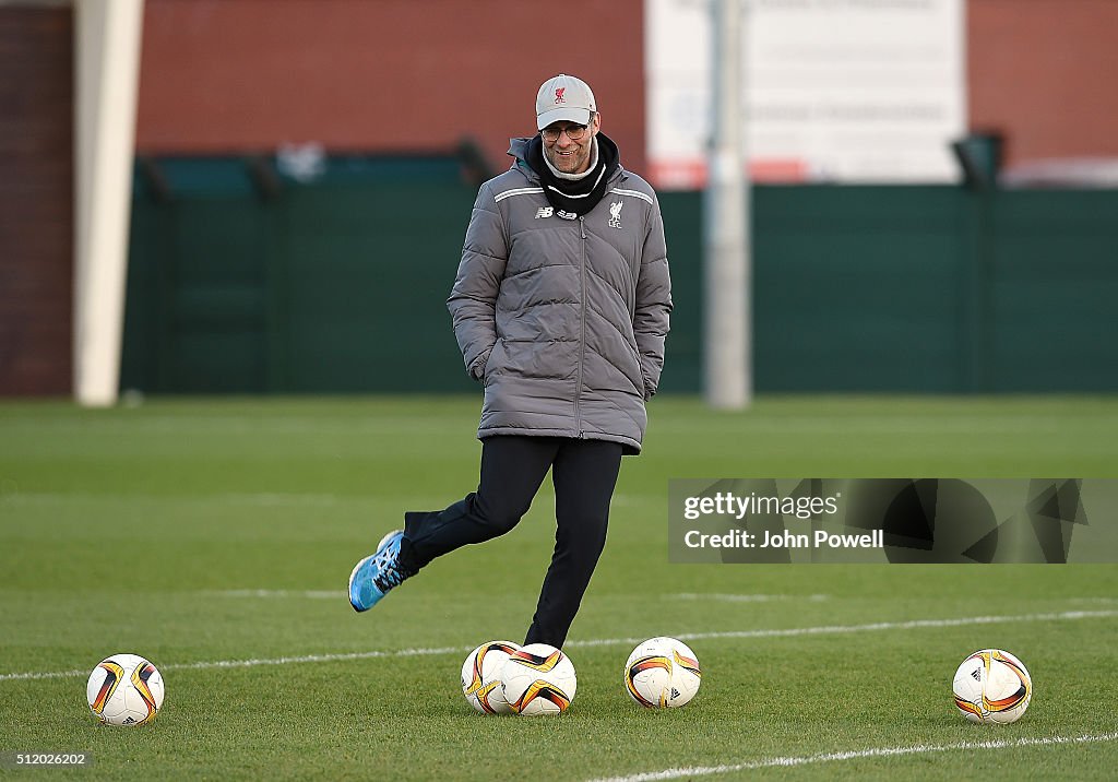 Liverpool Training and Press Conference