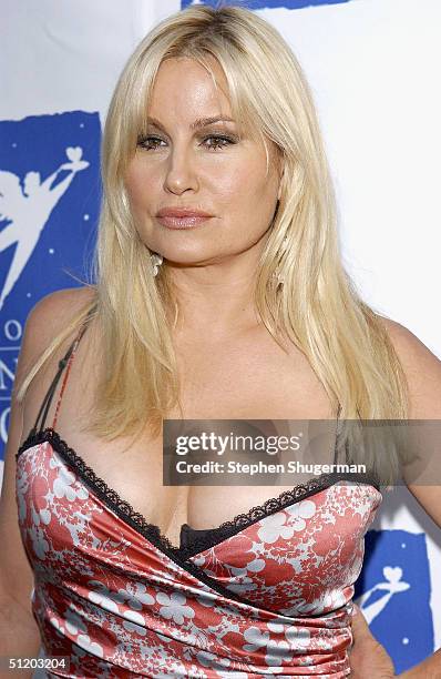 Actress Jennifer Coolidge attends Project Angel Food's 11th Annual Angel Awards Gala at Project Angel Food Headquarters on August 21, 2004 in Los...