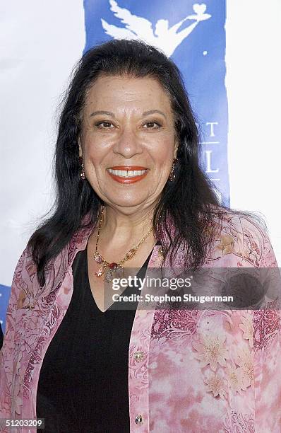 Actress Shelly Morrison attends Project Angel Food's 11th Annual Angel Awards Gala at Project Angel Food Headquarters on August 21, 2004 in Los...