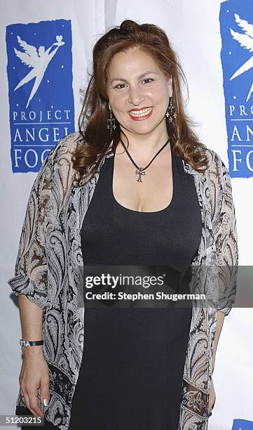 Actress Kathy Najimy attends Project Angel Food's 11th Annual Angel Awards Gala at Project Angel Food Headquarters on August 21, 2004 in Los Angeles,...