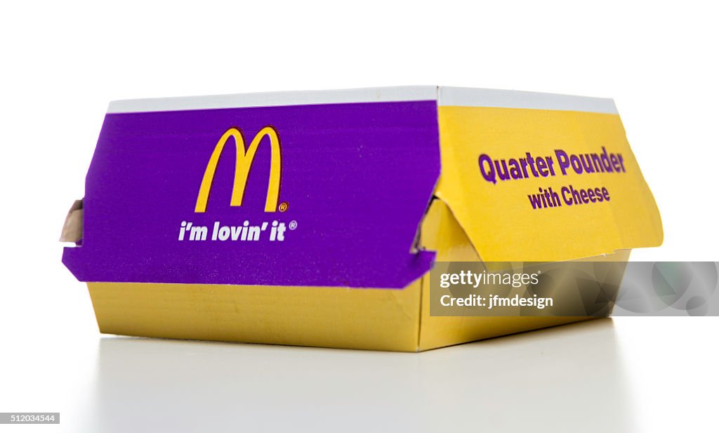 Quarter pounder with cheese box
