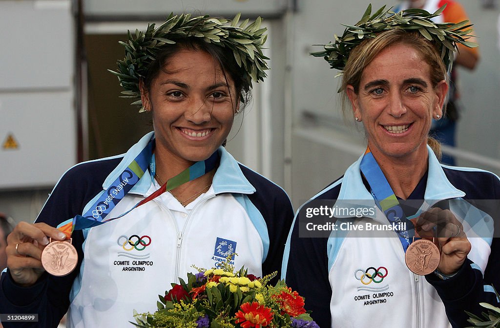 Womens Doubles Medal Ceremony