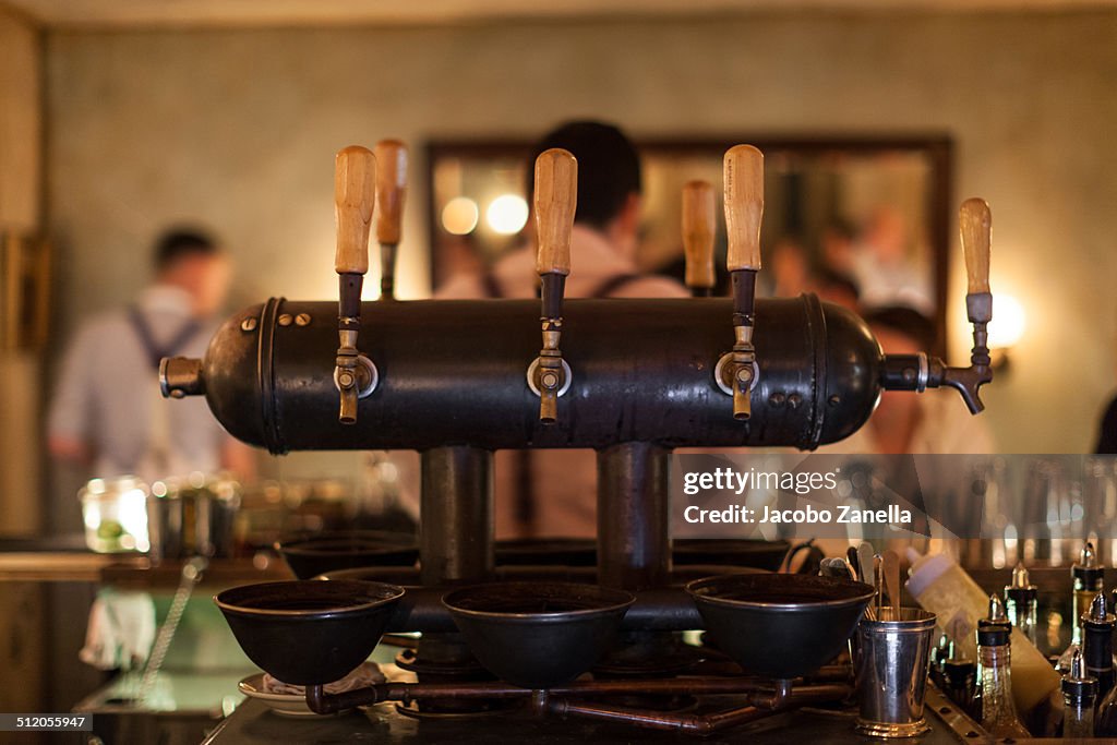 Old beer dispenser