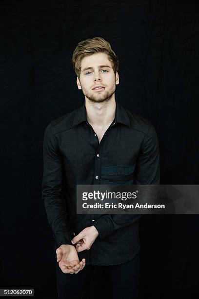 Luke Hemmings of Australian rock band 5 Seconds of Summer is photographed for Billboard Magazine on September 1, 2015 in New York City. PUBLISHED...