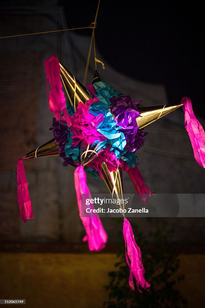 Pinata Hanging From A Rope High-Res Stock Photo - Getty Images