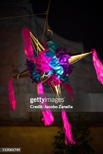 Pinata Hanging From A Rope High-Res Stock Photo - Getty Images