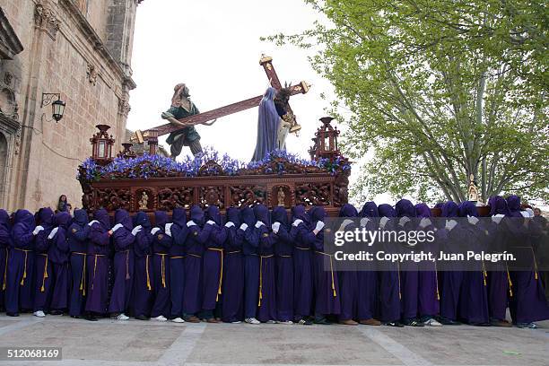 christ leaving the church. cristo - semana santa imagens e fotografias de stock