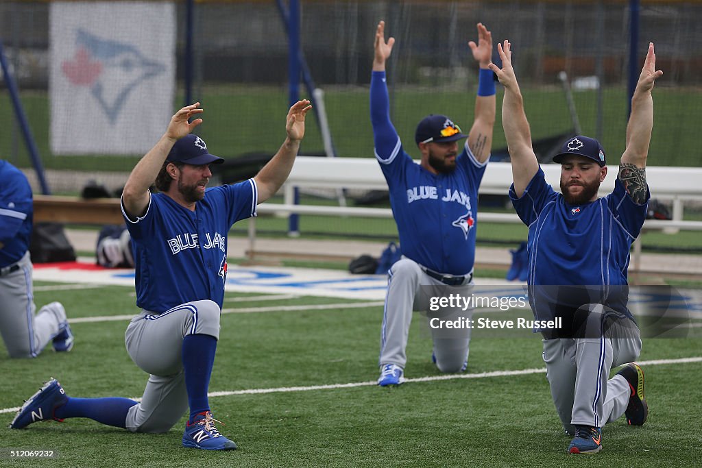 Toronto Blue Jays Spring Training for the 2016 Major League Baseball Season