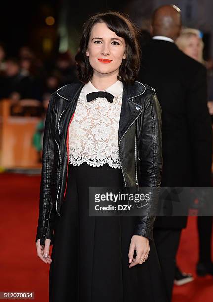 Sarah Solemani arrives for the World Premiere of "Grimsby" at Odeon Leicester Square on February 22, 2016 in London, England.