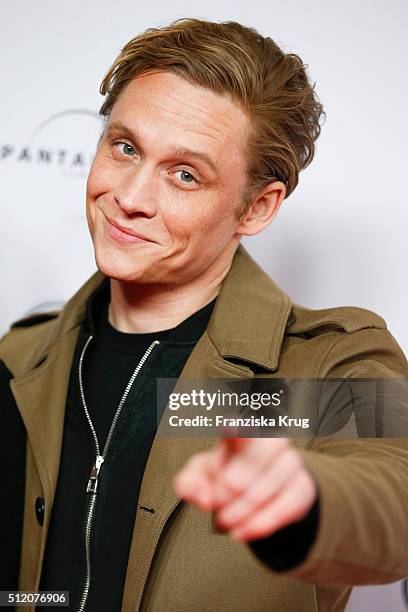 Matthias Schweighoefer attends the 'Der geilste Tag' Premiere at Zoo Palast on February 24, 2016 in Berlin, Germany.