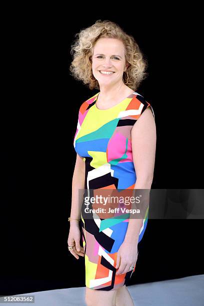 Meg LeFauve is photographed at the 2016 Oscar Luncheon for People.com on February 8, 2016 in Beverly Hills, California.