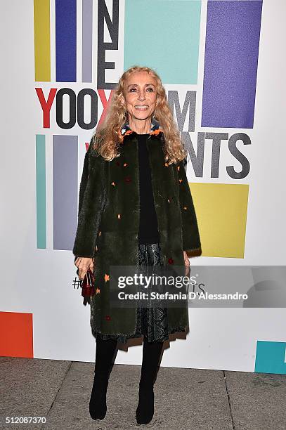 Franca Sozzani attends The Next Talents party during Milan Fashion Week Fall/Winter 2016/17 on February 24, 2016 in Milan, Italy.