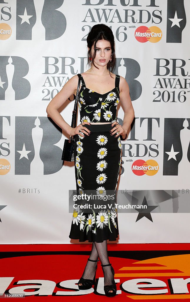 Brit Awards 2016 - Red Carpet Arrivals