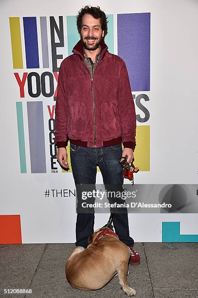 Francesco Missoni attends The Next Talents party during Milan Fashion Week Fall/Winter 2016/17 on February 24, 2016 in Milan, Italy.