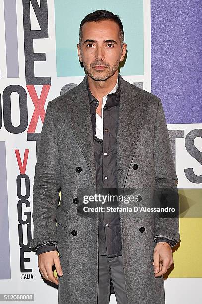 Andrea Incontri attends The Next Talents party during Milan Fashion Week Fall/Winter 2016/17 on February 24, 2016 in Milan, Italy.