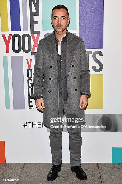 Andrea Incontri attends The Next Talents party during Milan Fashion Week Fall/Winter 2016/17 on February 24, 2016 in Milan, Italy.