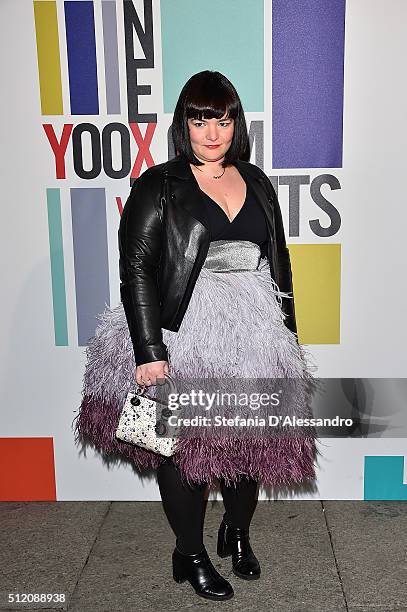 Daisy Shelley attends The Next Talents party during Milan Fashion Week Fall/Winter 2016/17 on February 24, 2016 in Milan, Italy.