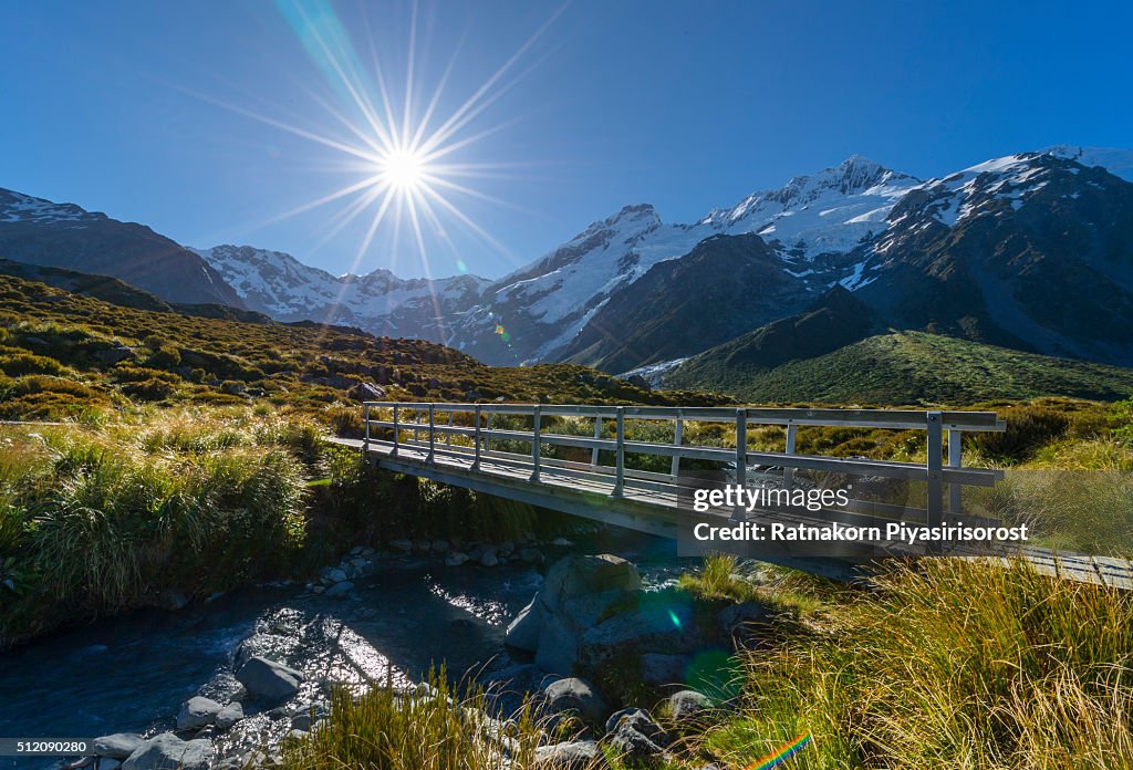 Landscape of mt. Cook, Newzealand