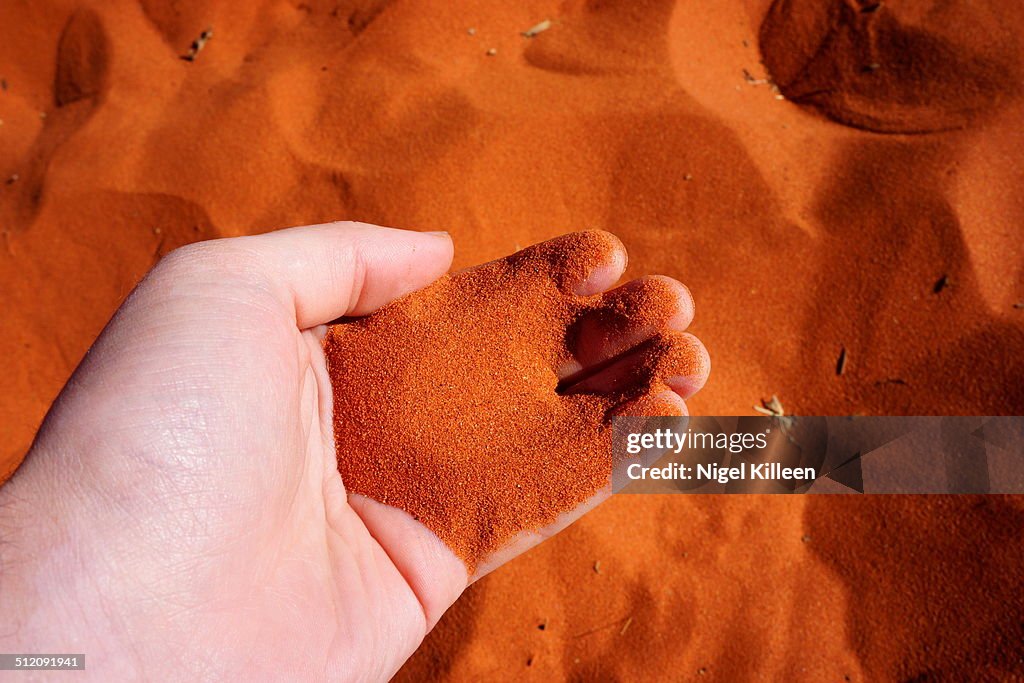 Red sand of Australian Outback