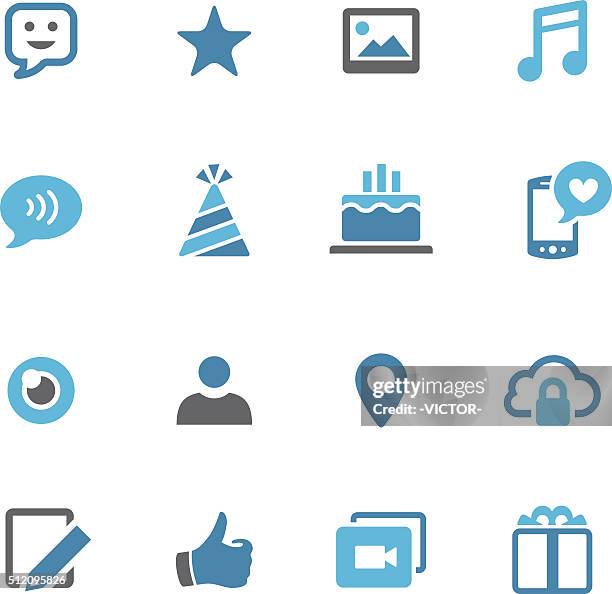 communication and social media icons - conc series - voice mail stock illustrations