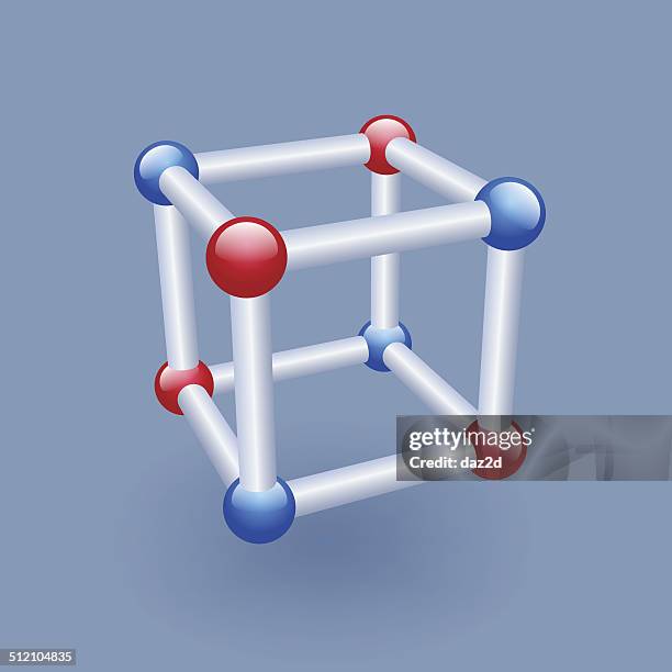 three-dimensional lattice icon - community icon solid stock illustrations