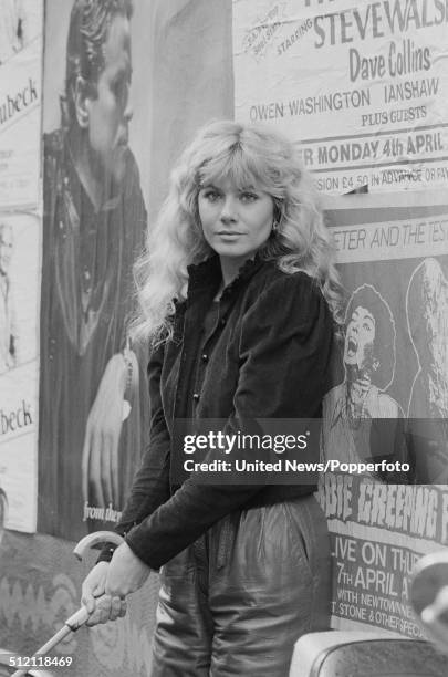 South African born actress Glynis Barber pictured in London on 31st March 1983.