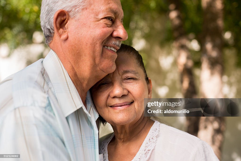 Happy retired couple
