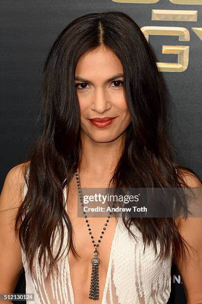 Actress Elodie Yung attends the "Gods Of Egypt" New York City premiere at AMC Loews Lincoln Square 13 theater on February 24, 2016 in New York City.