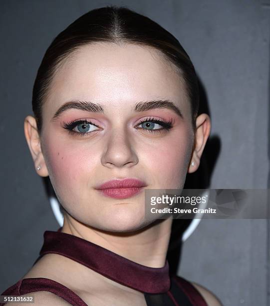 Joey King arrives at the Vanity Fair And FIAT Toast To "Young Hollywood" at Chateau Marmont on February 23, 2016 in Los Angeles, California.